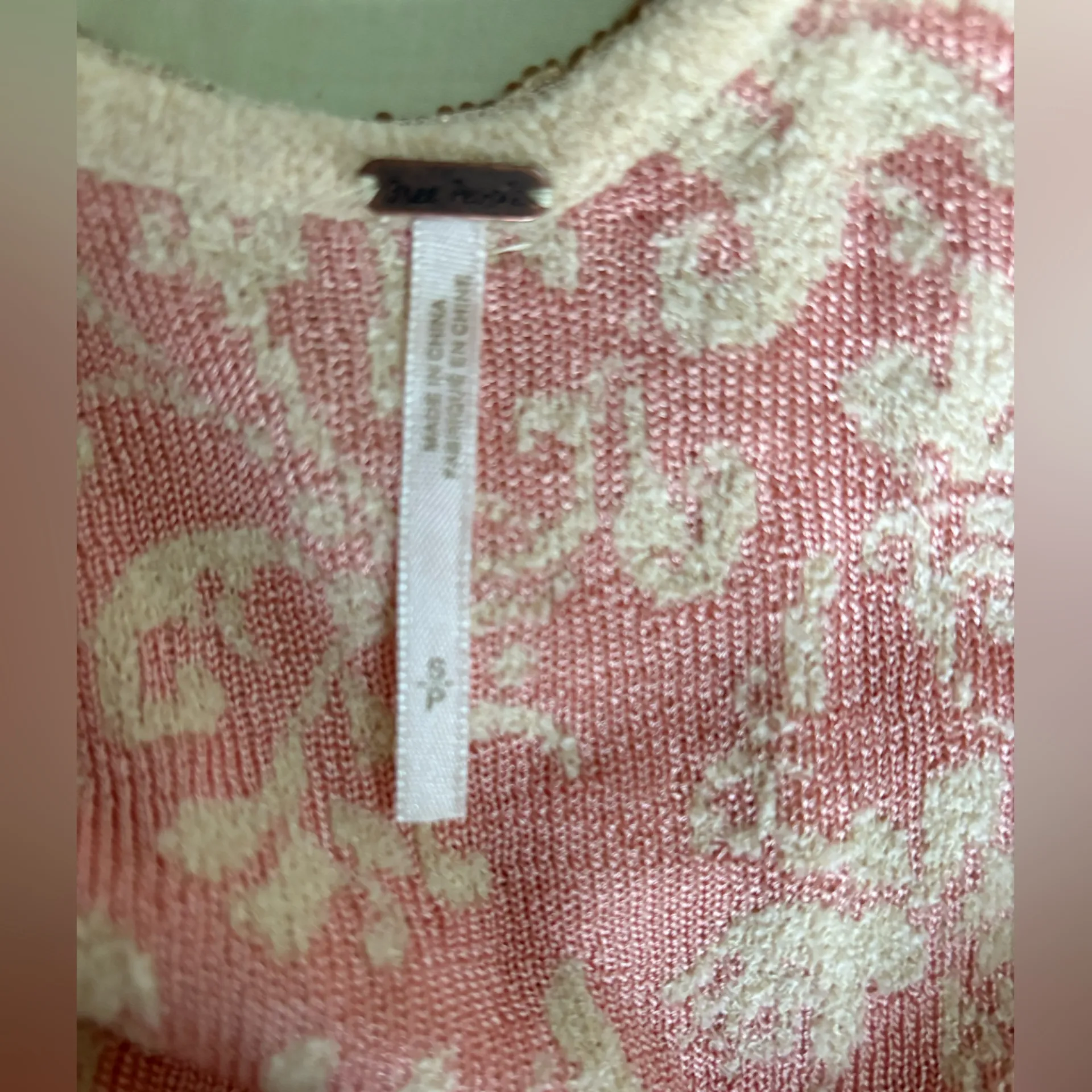 Free People Starstruck Champagne Corset Knit Sleeveless Dress Size Small EUC - Image 3