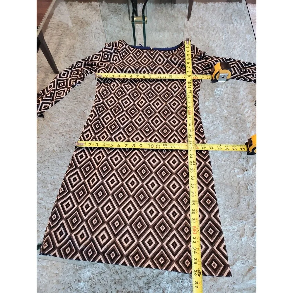 New Directions Womens Multicolor Round Neck Long Sleeve Knee Length Dress Size 6 - Image 12