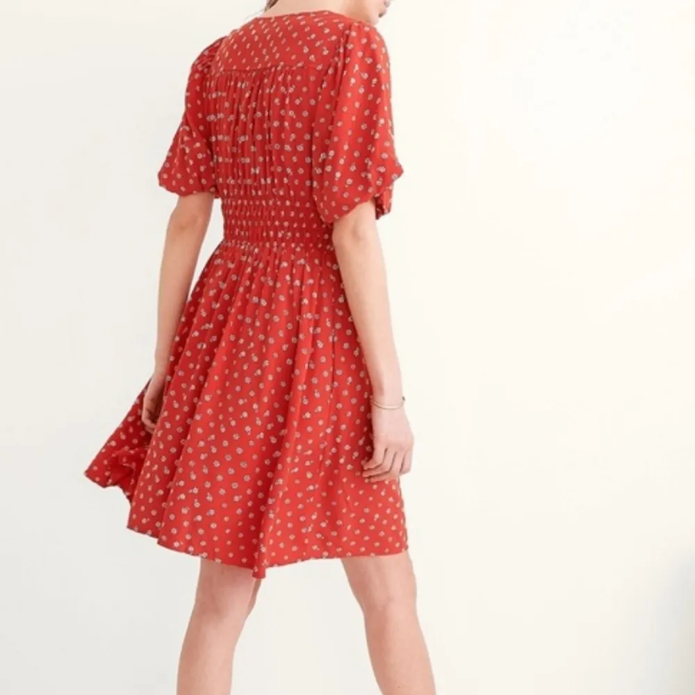 Madewell  Sophia Mini Dress in Bandana Flower Size M Red - Image 11