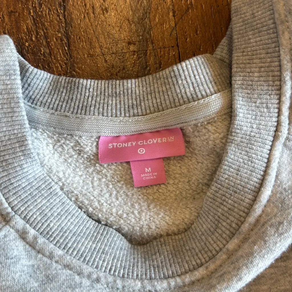 Stoney Clover Lane x Target Gray Sweatshirt Medium - Image 4