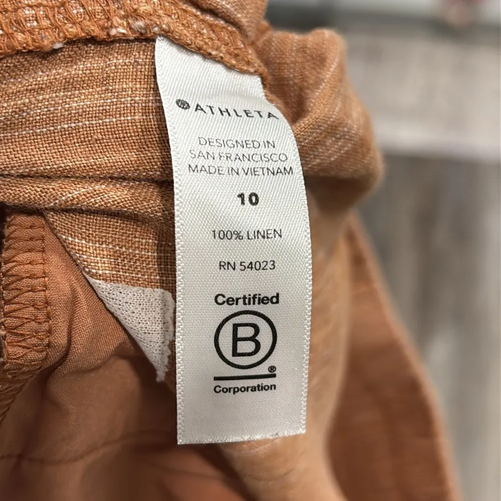 Athleta Cabo Linen Shorts - Image 8