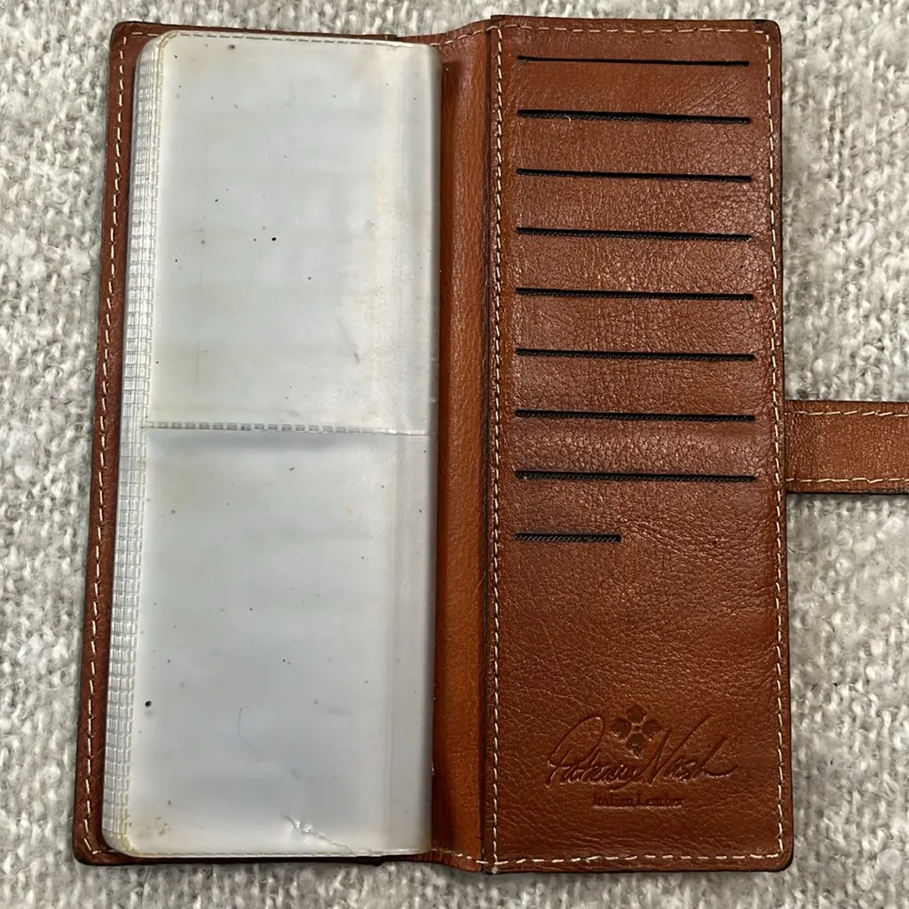 Patricia‎ Nash Teresa Embossed Leather Colorful Tropical Print 3”x8” - Image 11