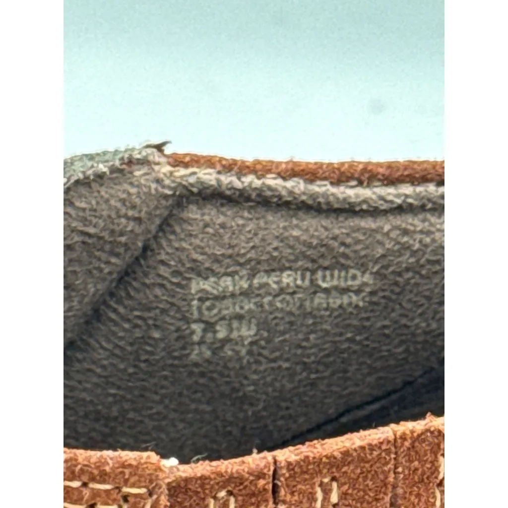 Earth Origins Womens Suede Ankle Boots With Side Zipper Closure In Brown Sz 7.5 - Image 7