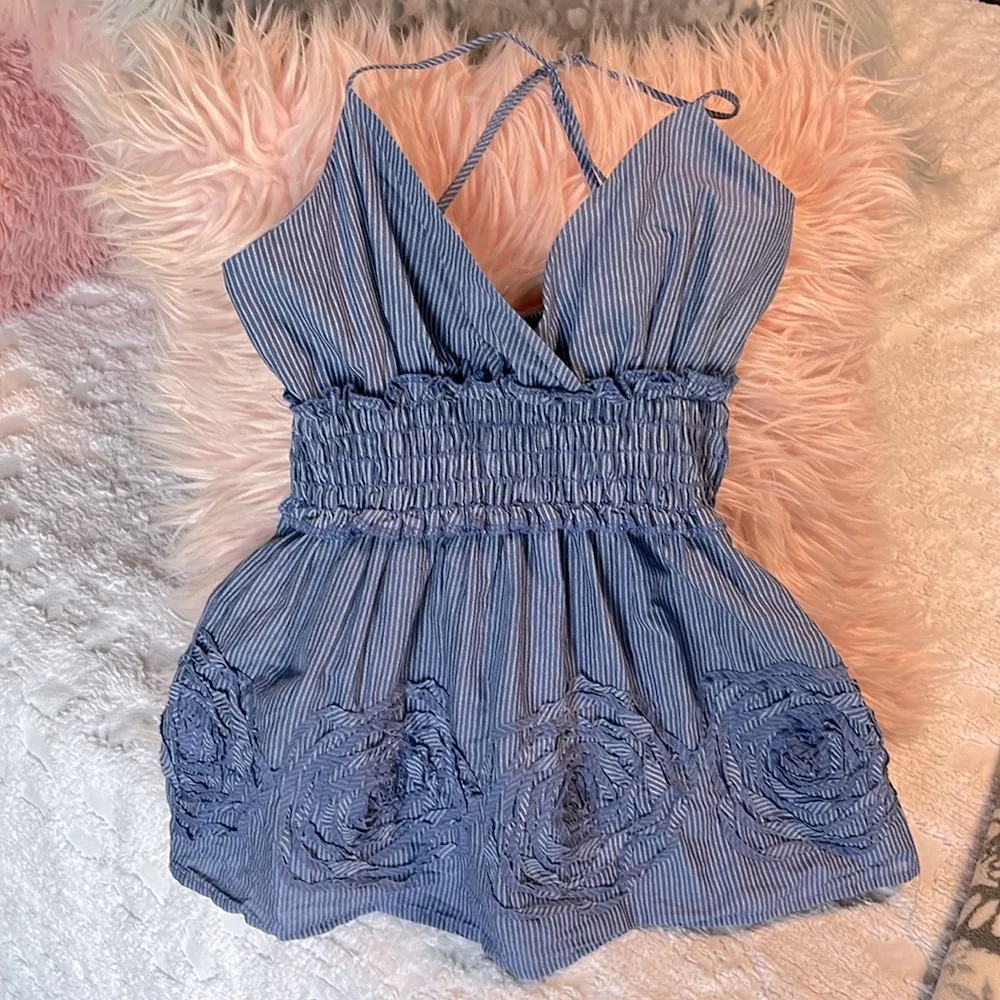 Wet Seal Spaghetti Strap Wrap Cutesy Top - Image 10