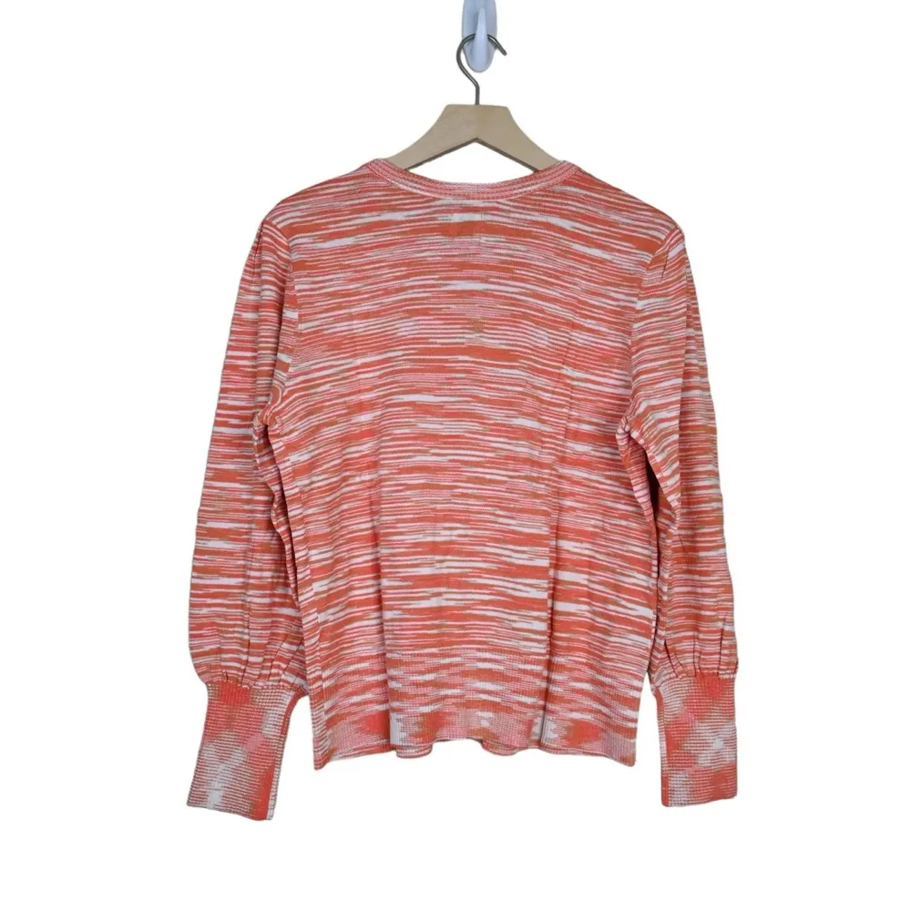 NIC+ZOE Womens L Shifting Tides Cardigan in Orange Multi NEW - Image 3