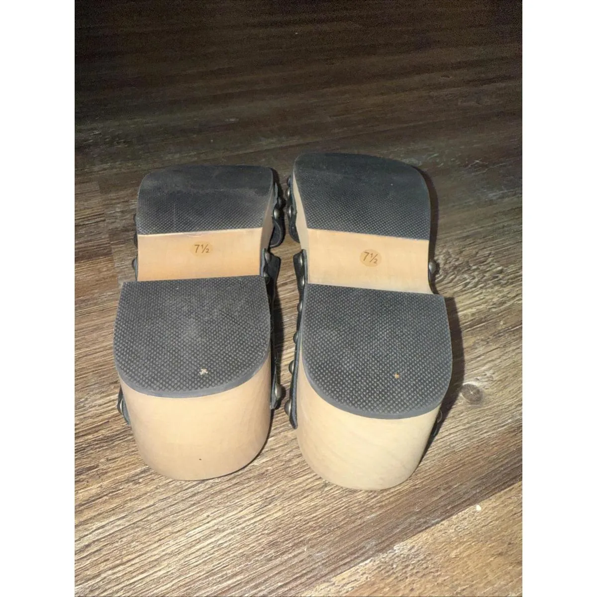 KELSI DAGGER BROOKLYN Black Clogs Sprinter Slide Sandals 7.5 - Image 6