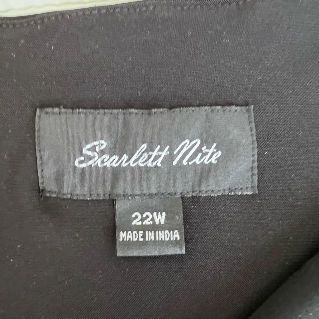 Scarlett Nite black formal dress wrap 22W plus size - Image 14