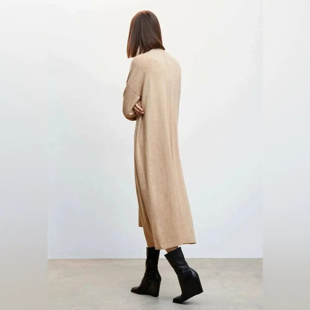 NWT  Port Cardigan Extra Long Light Cream / Size XS - Image 5