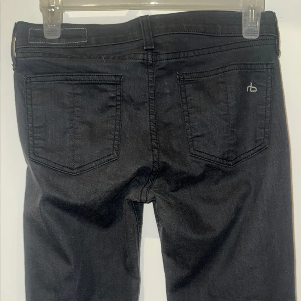 Rag & Bone Classic Black Denim - Image 5