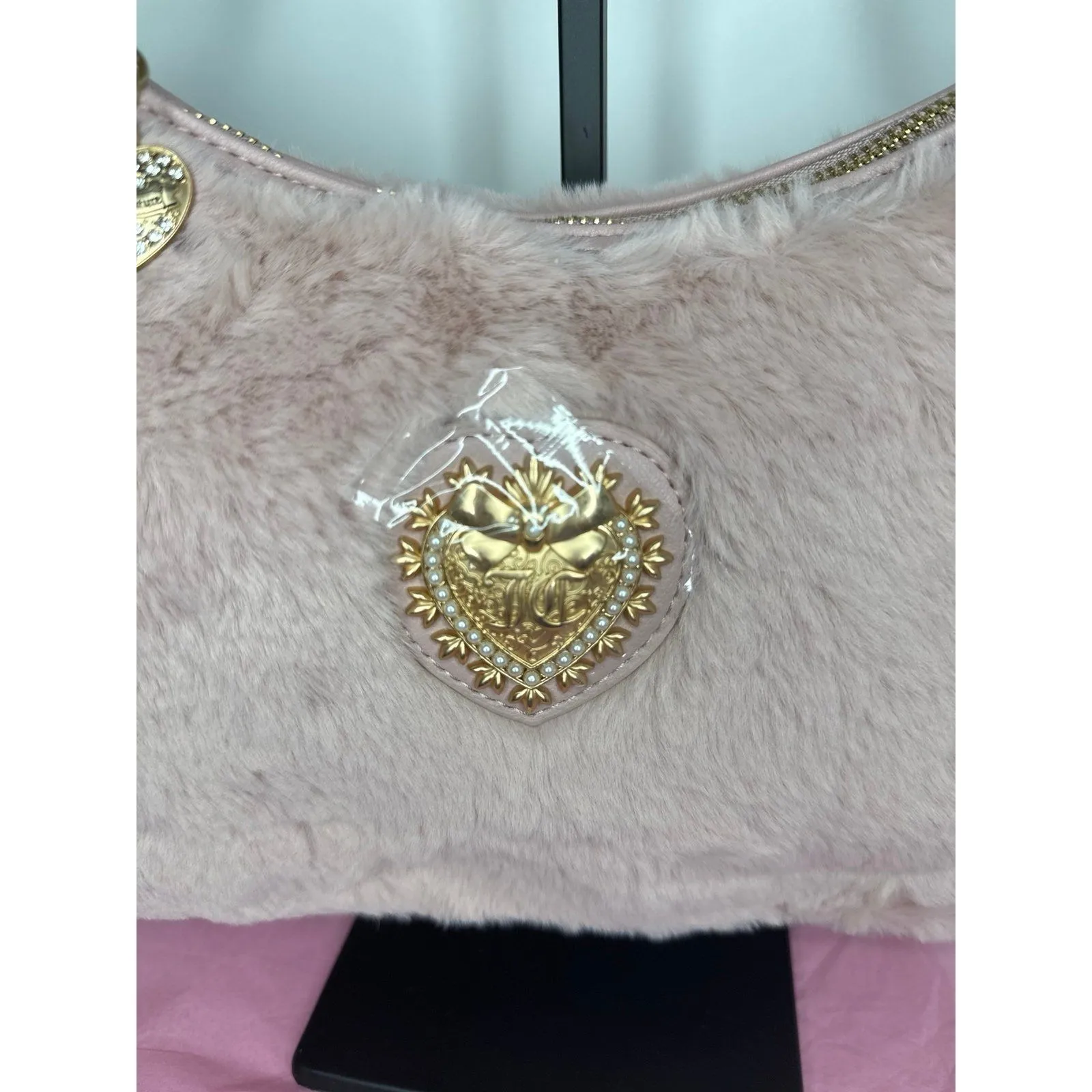 Juicy Couture Love Furry Friends Hobo Handbag - Image 2