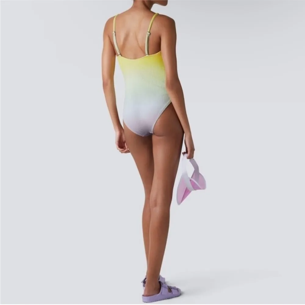 Perfect Moment Women's Sol Multicolor Gradient Swimsuit NEW Pink - Image 5