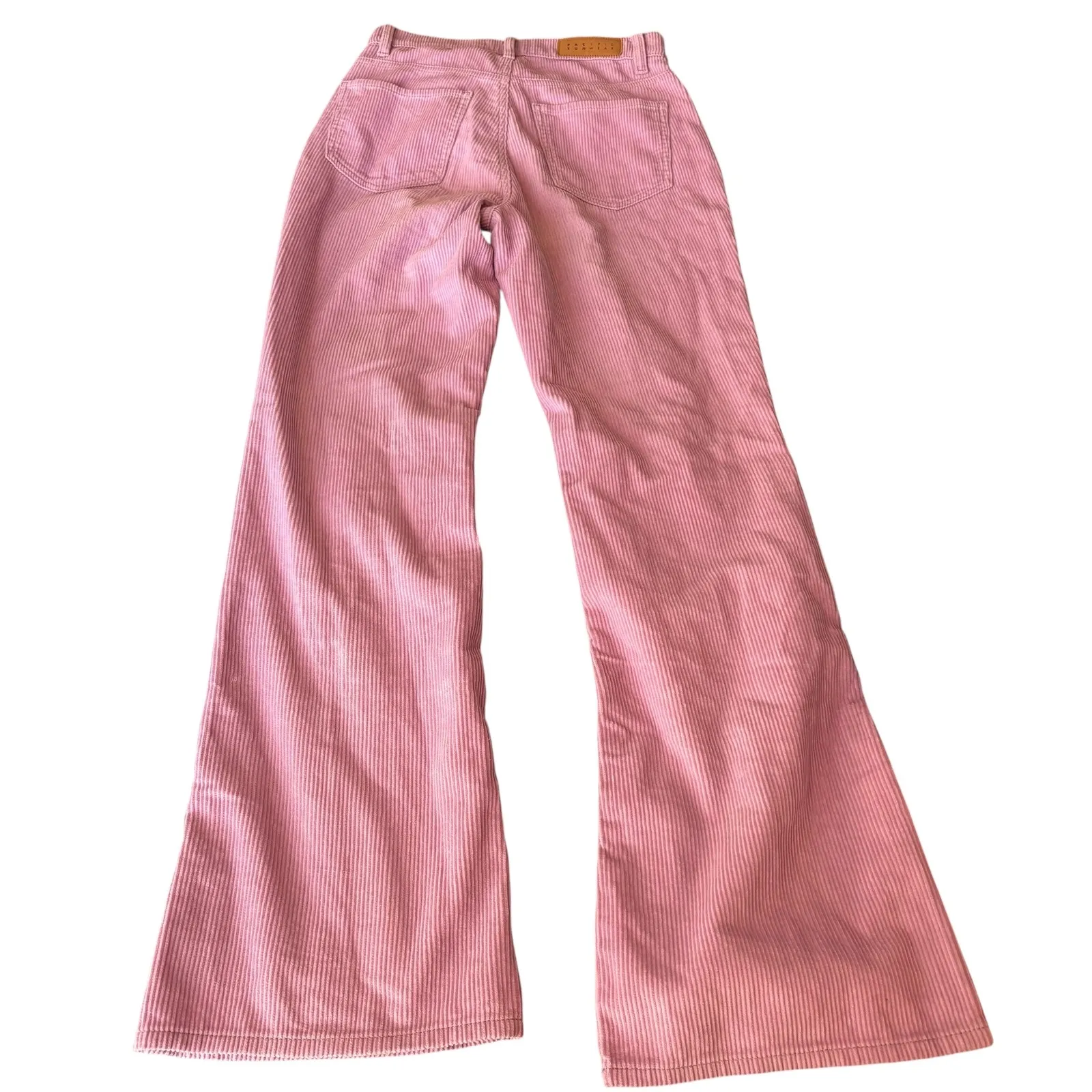Pacsun Corduroy Flare Pants High Rise‎ Bootcut Lavender Women's Size 26 - Image 3