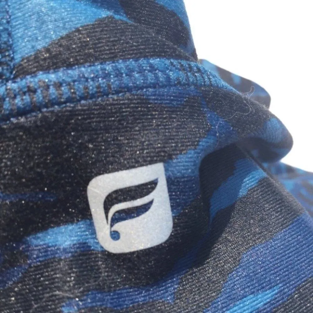 Fabletics Blue Black Animal Print Workout Leggings Size Small/Medium - Image 9