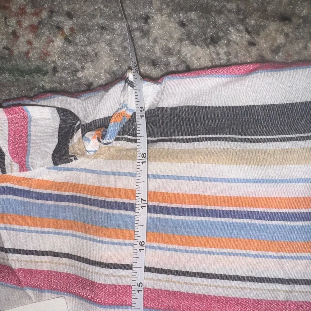 Dylan  Pink Gray Ruffled Cap Sleeve Blouse - Image 5