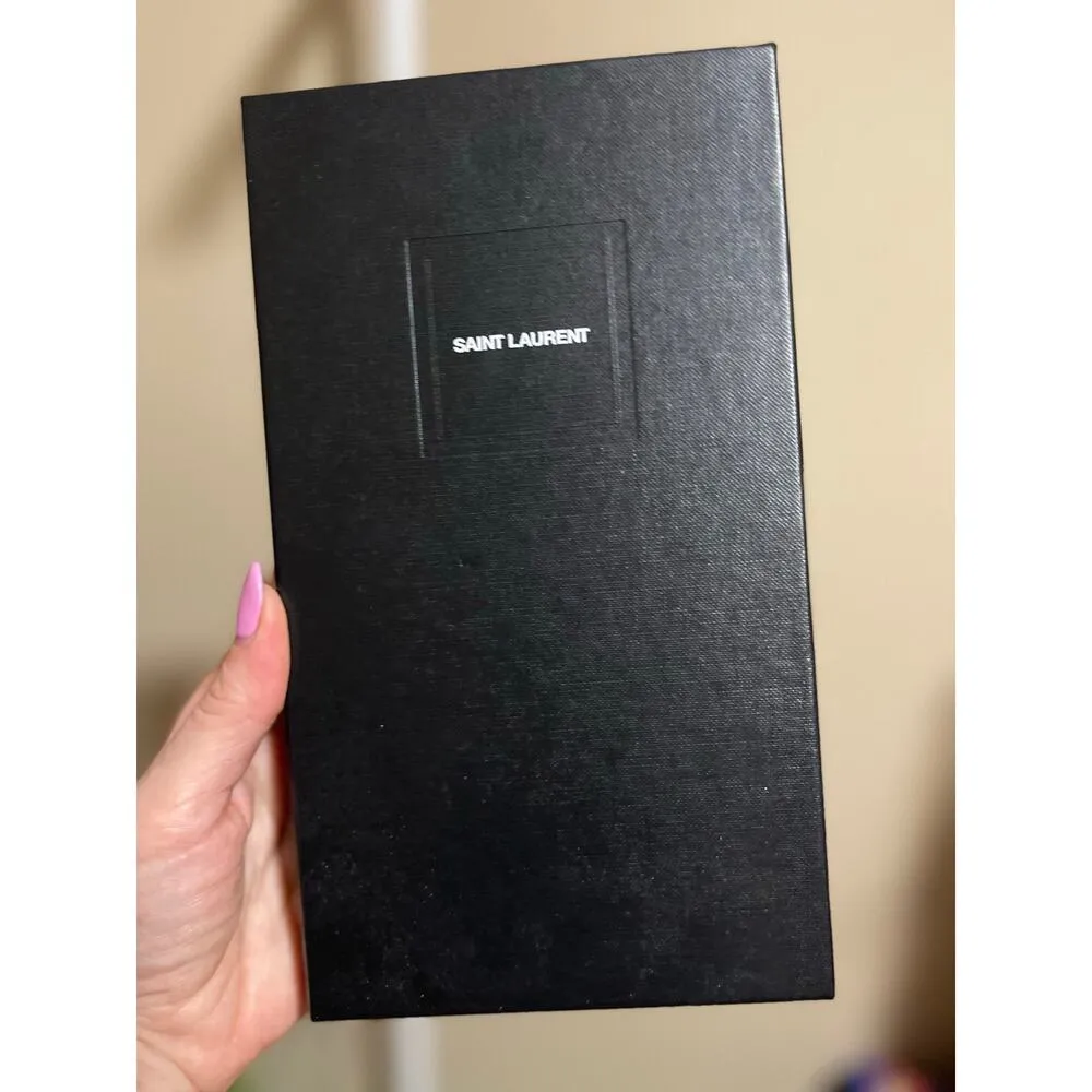 Yves St. Laurent Pink Zip Wallet - Image 2