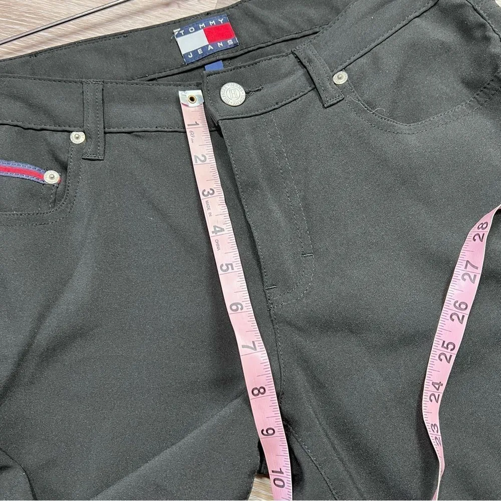 Vintage Y2K Tommy Hilfiger black pants lowrise‎ women’s size 7 - Image 5