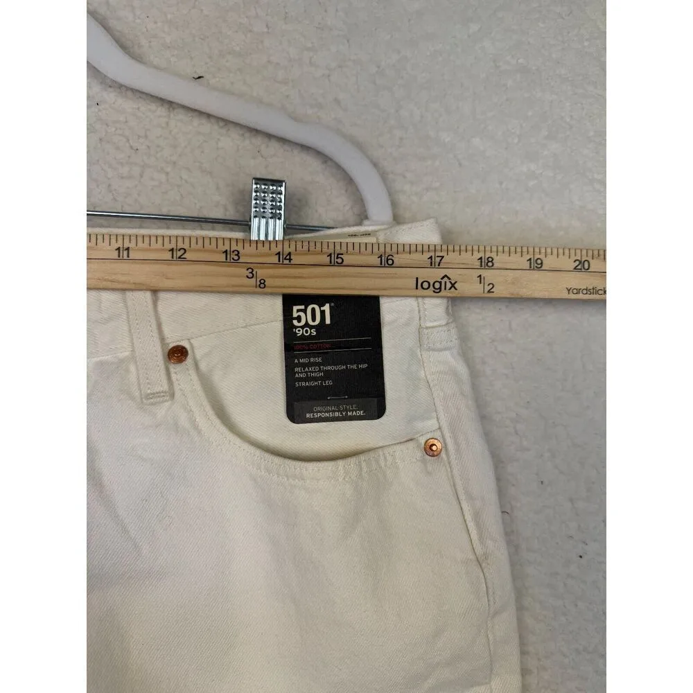 NWT Levis Premium 90s 501 Straight Fit Love Trip Unisex‎ Big E 32X30 Mid Rise - Image 5