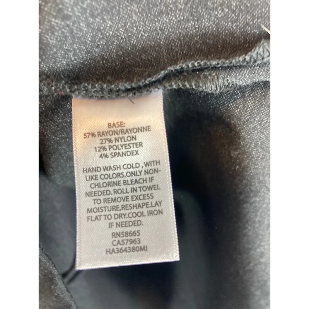 Halogen Bell Sleeve Long Sleeve Tunic Black Size Medium - Image 5