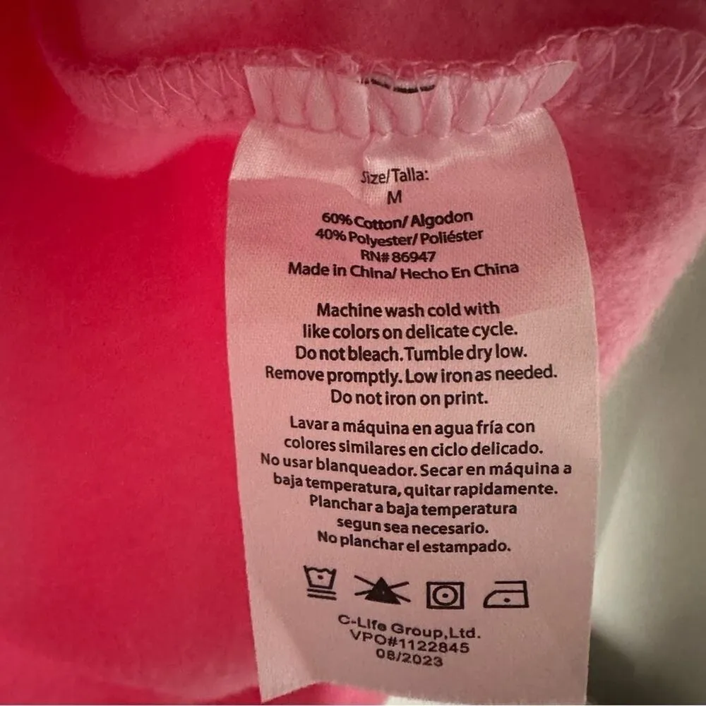 Barbie Pink Sweatshirt Size M - Image 5