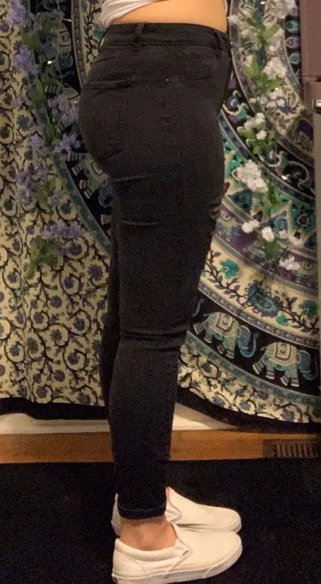 Refuge Black Distressed Jeans  - Image 2