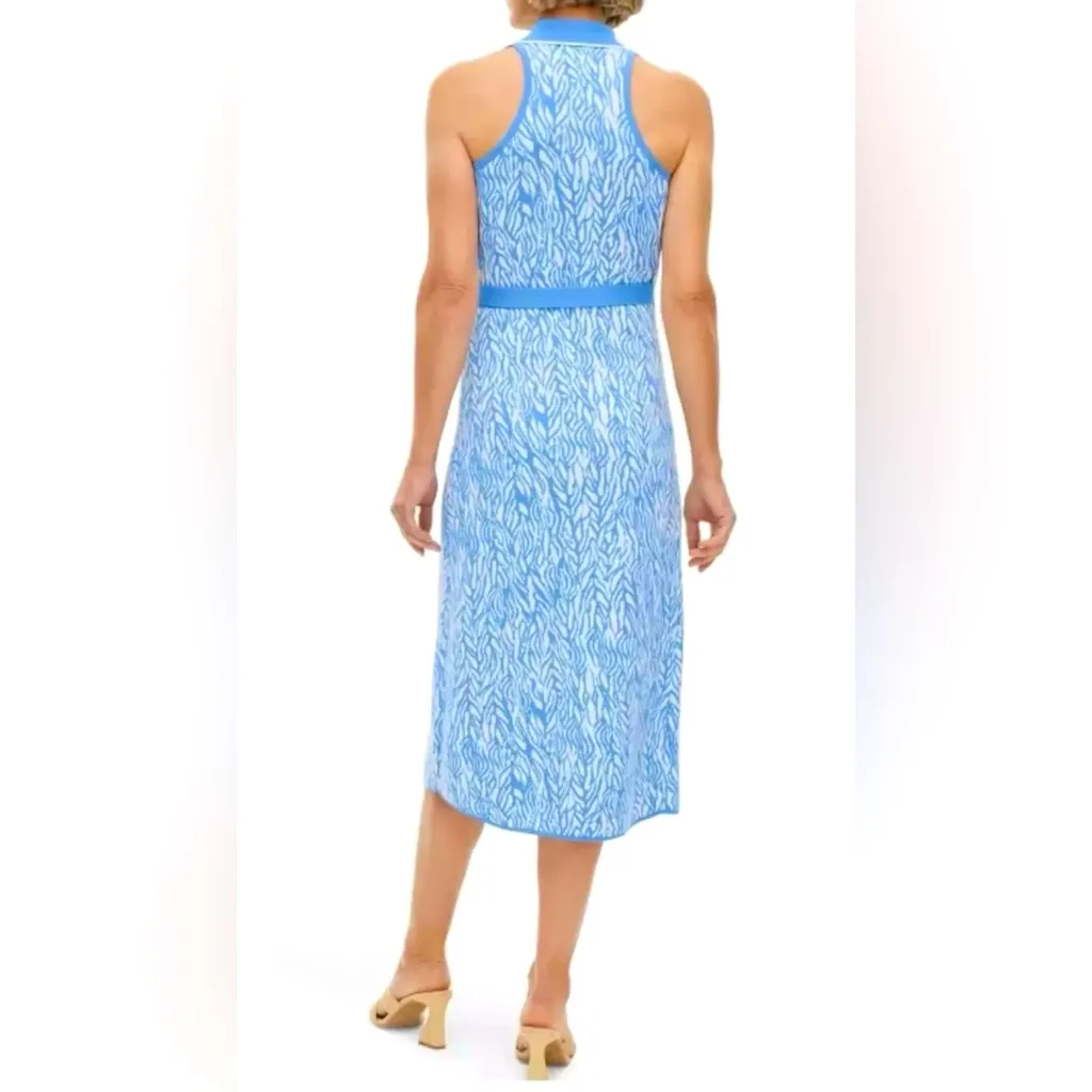 Diane Von Furstenberg • Target Knit Wrap Dress Blue and White size XXL - Image 12