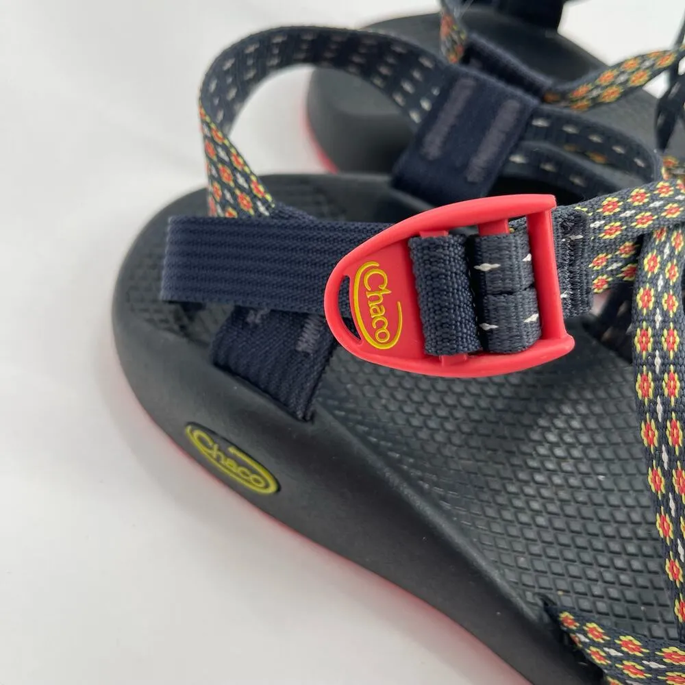 CHACO Sandals Womens Size 10 Classic Z Cloud X2 Adjustable Navy Pink Print Water - Image 9