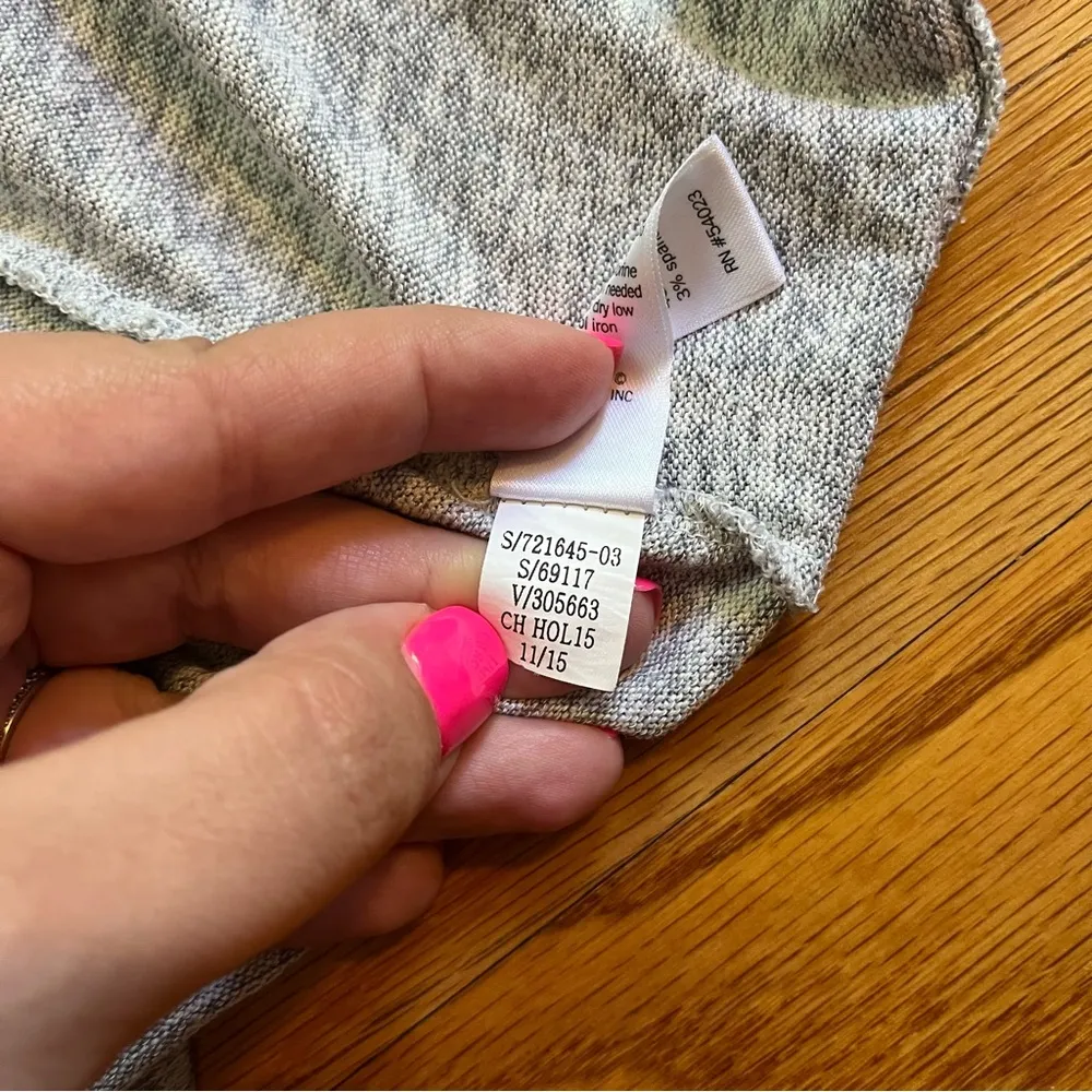 Athleta Pose Cardigan Sweater Lightweight Heathered gray size XXS - Image 7