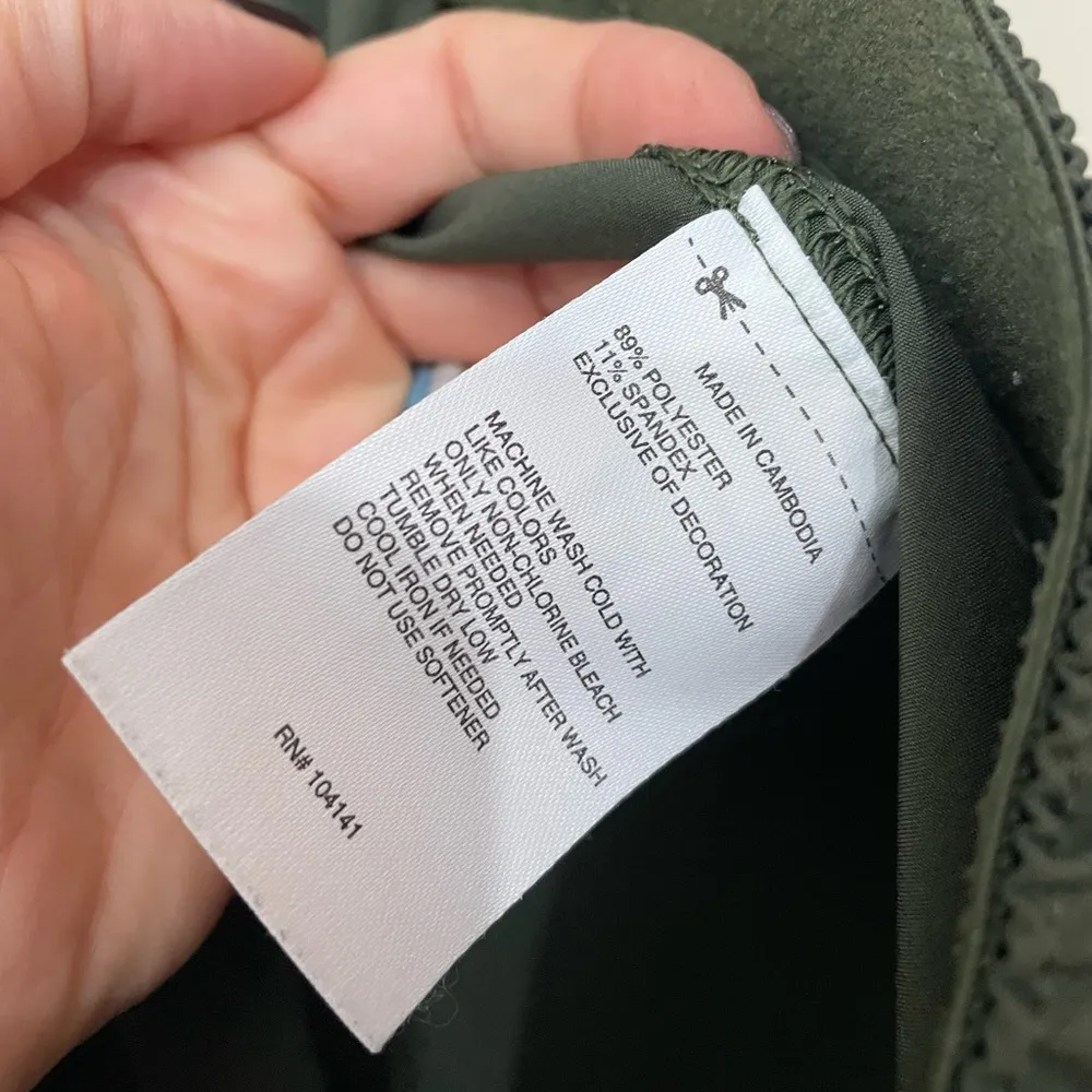 DSG Green Pull On Elastic Waist Stretch Lightweight Trek Pants ~ Size 2XL - Image 10