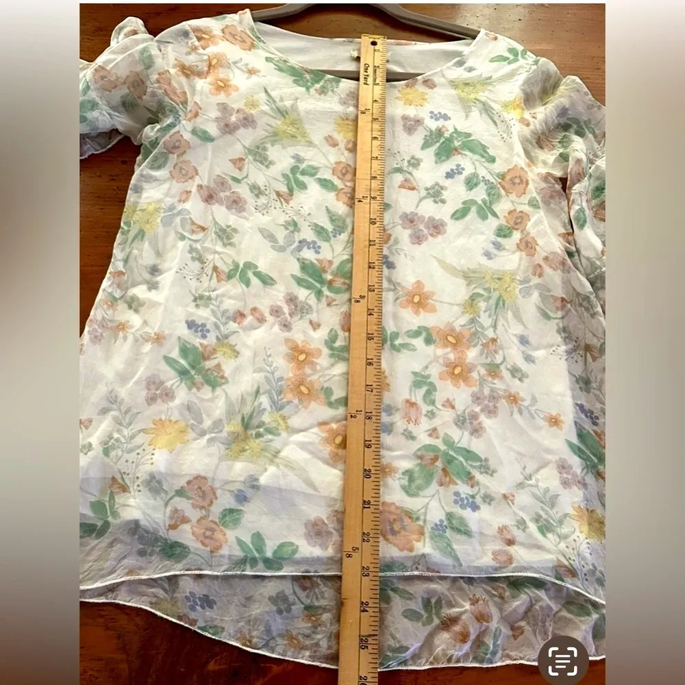 GIUSY Made in Italy Chic Floral Silk top Sz S
Elegant Boho Flowy Feminine - Image 13