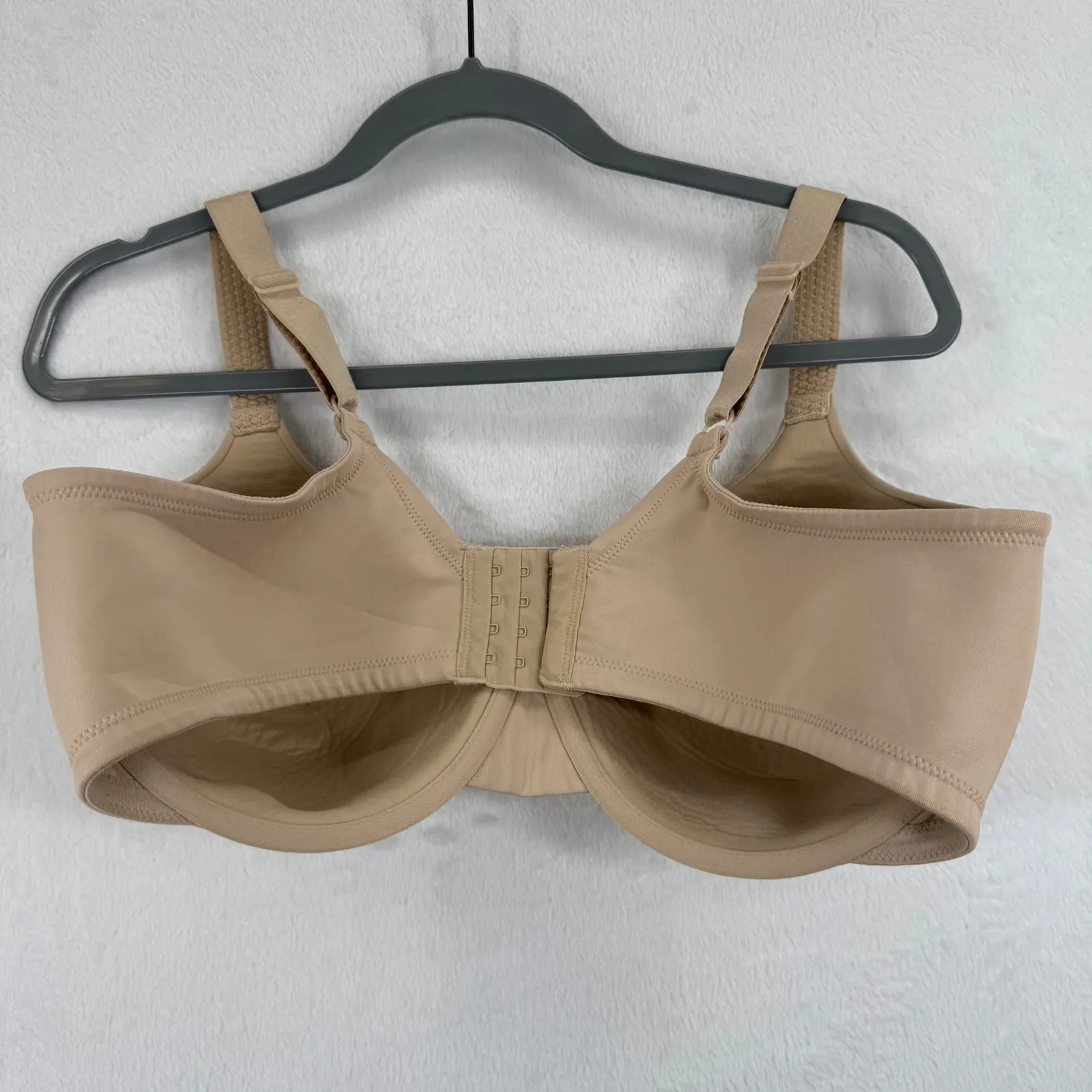 Vanity Fair‎ 76380 Smoothing Minimizer Bra 40DD Beige Wireless Comfort - Image 3