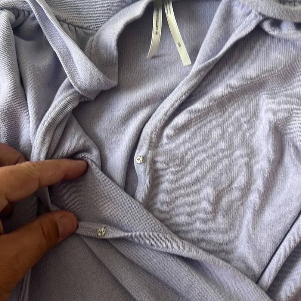 Anthropologie Rambuteau Surplice Lavender Purple Wrap Sweater Top, size XS 🟩 - Image 9