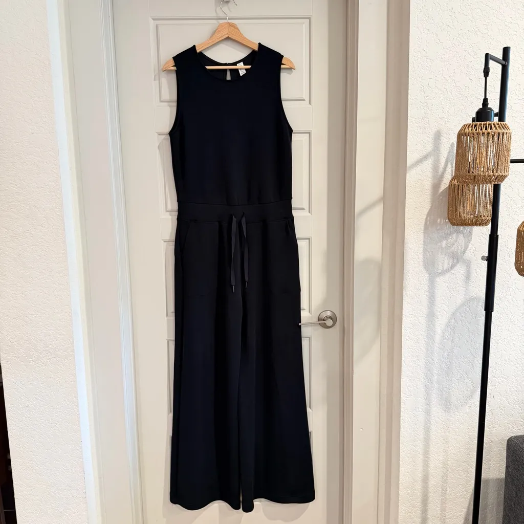 SPANX AirEssentials Sleeveless Black Jumpsuit Size Large - Image 3