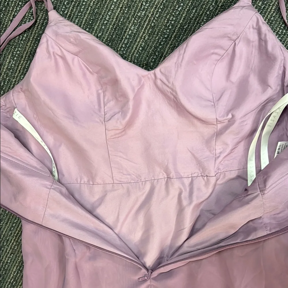Elegant Azazie  Lavender Spaghetti Strap Dress - Image 13