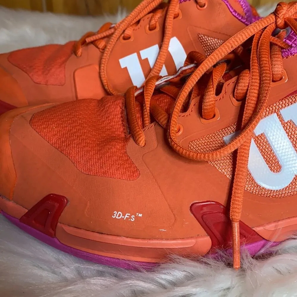 Wilson Rush Pro 2.5 Orange Sneakers 9 - Image 6