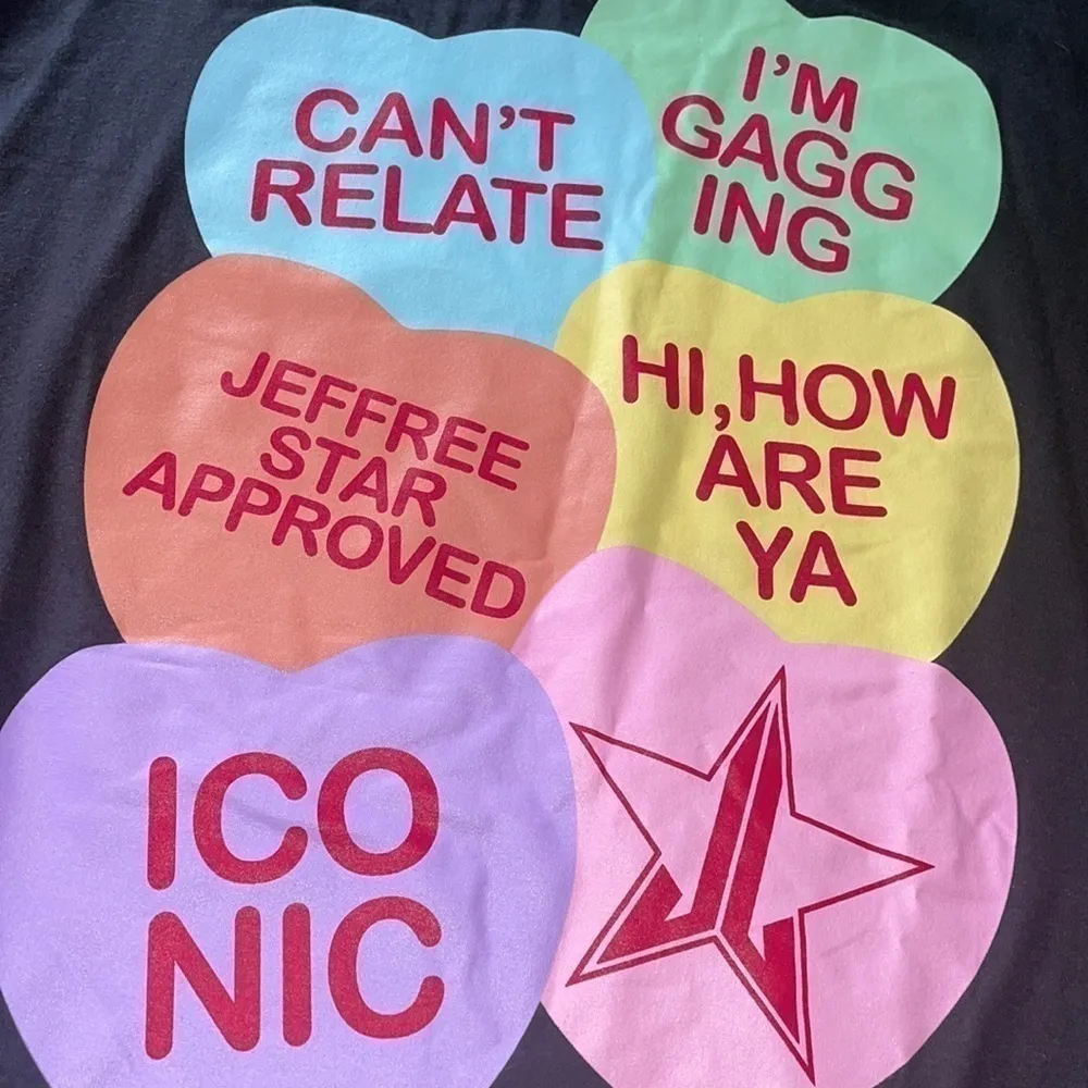 Jeffree star exclusive VDAY  hearts shirt - Image 2