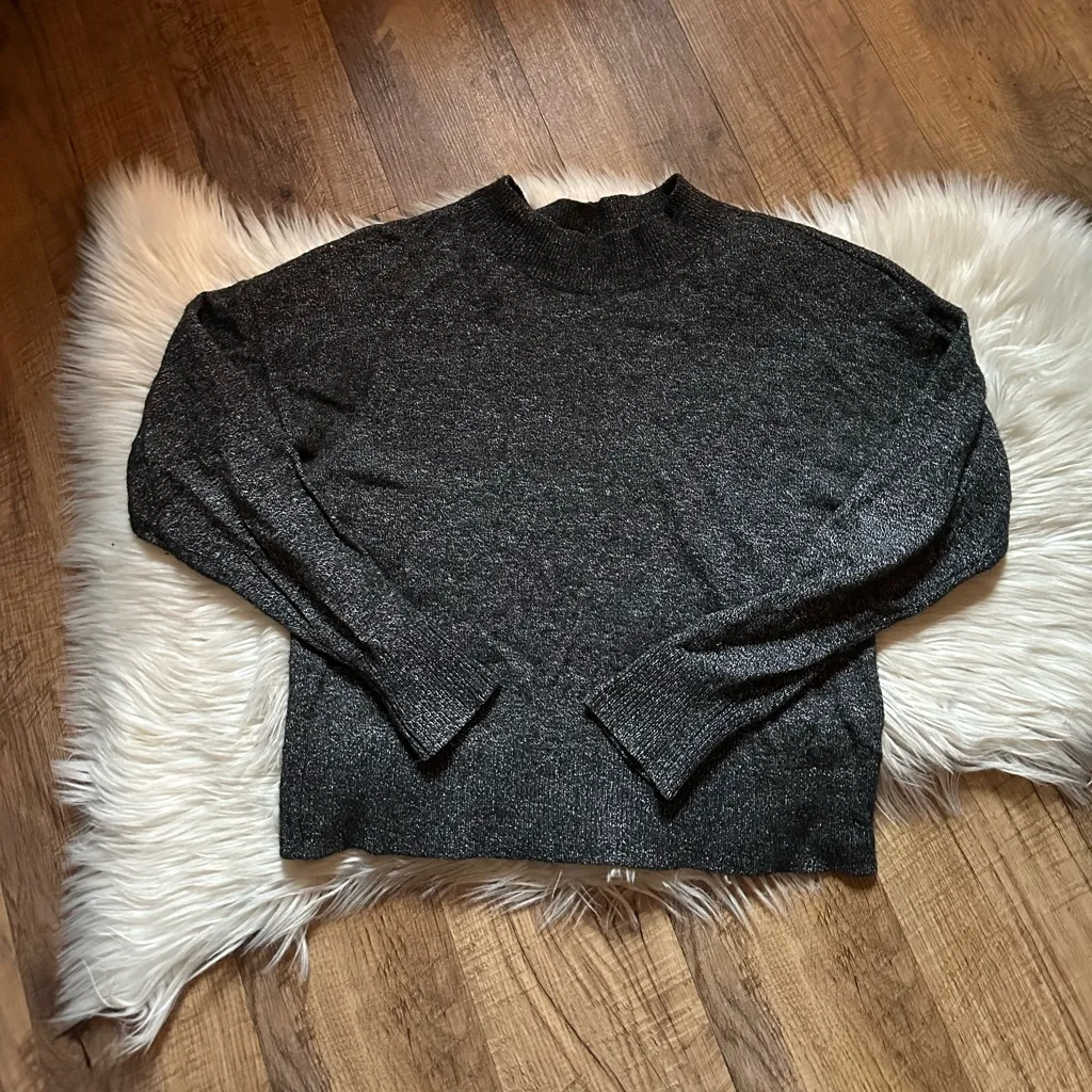 REFORMATION Elle Sweater In Charcoal - Image 5
