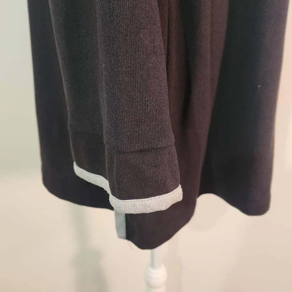 Koolaburra by Ugg Black Gray Pullover Sweater Size 2X Lightweight Black Sweater - Image 6