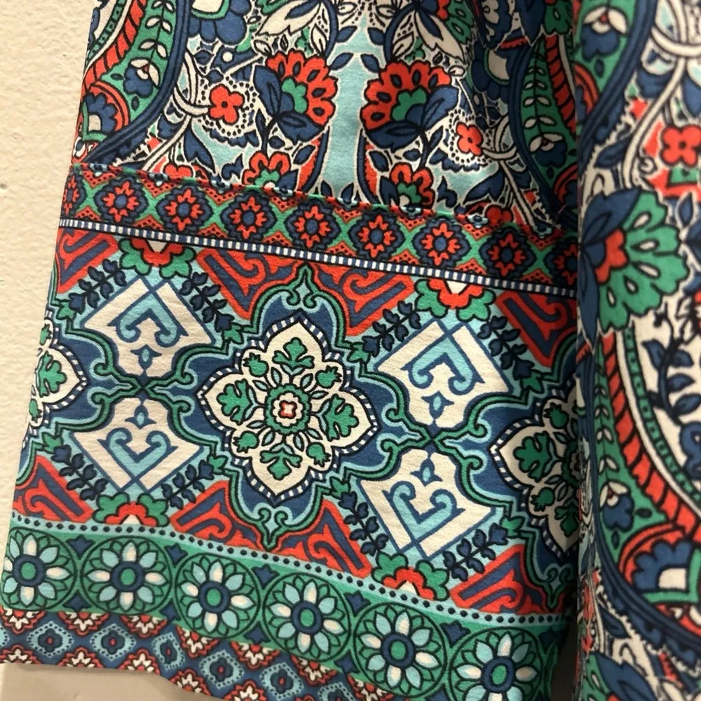 Coolibar Women’s Sun Protection UPF 50+ Blue 3/4 sleeve Dress Sz Small - Image 3