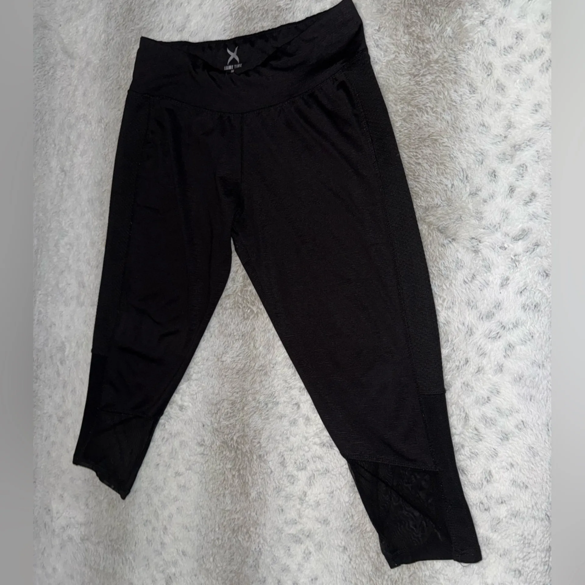 Game Time Black Leggings Size M - Image 3