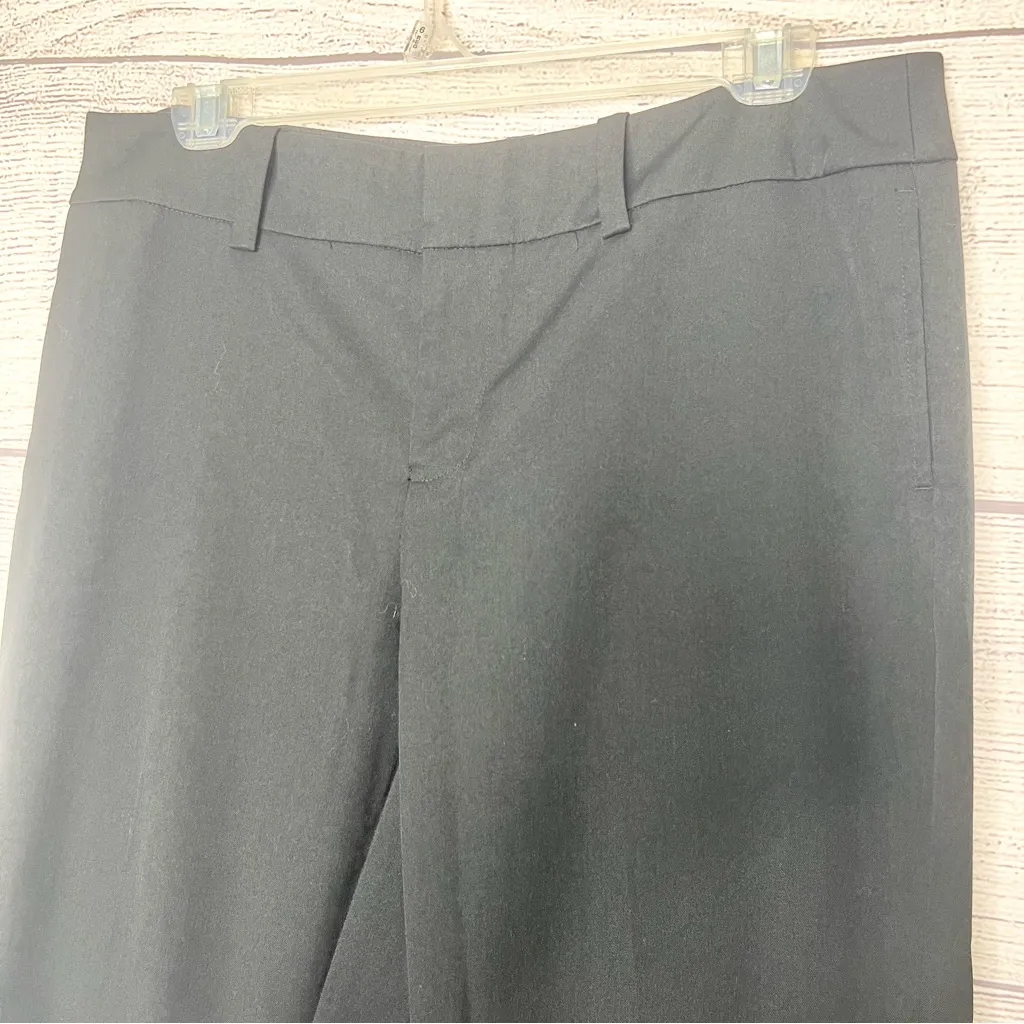 Merona Black Stretch Dress Pants Size 10 Classic Fit Office Trousers - Image 2
