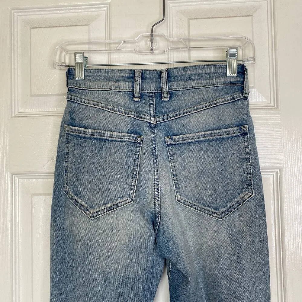 SER.O.YA Maya High Rise Skinny Jean Salinas Wash Light Stretch Denim Size 25 Blue - Image 7
