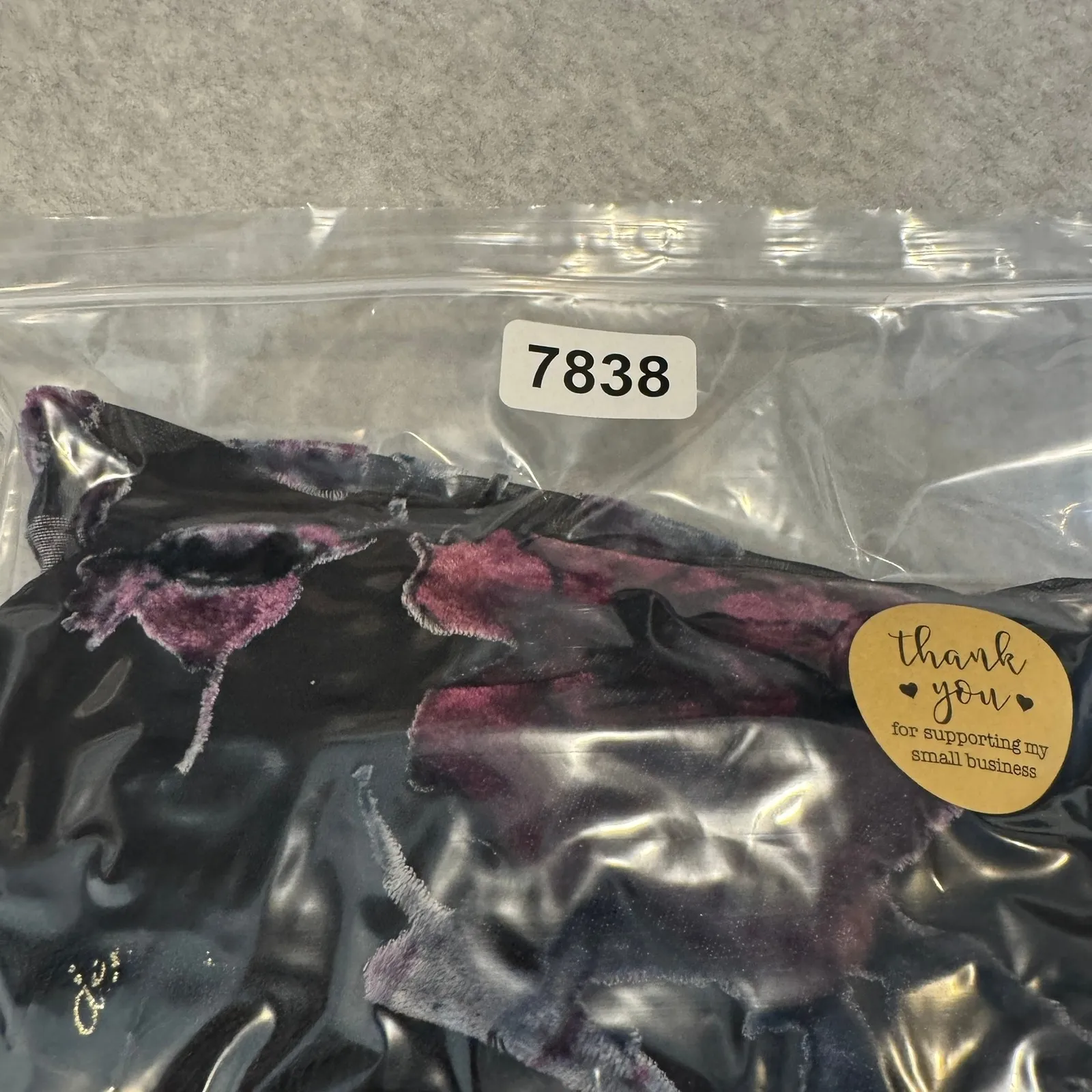 Dee Elly Mini Dress Womens Medium Black Floral Velvet Burnout Fairy Witchy - Image 16