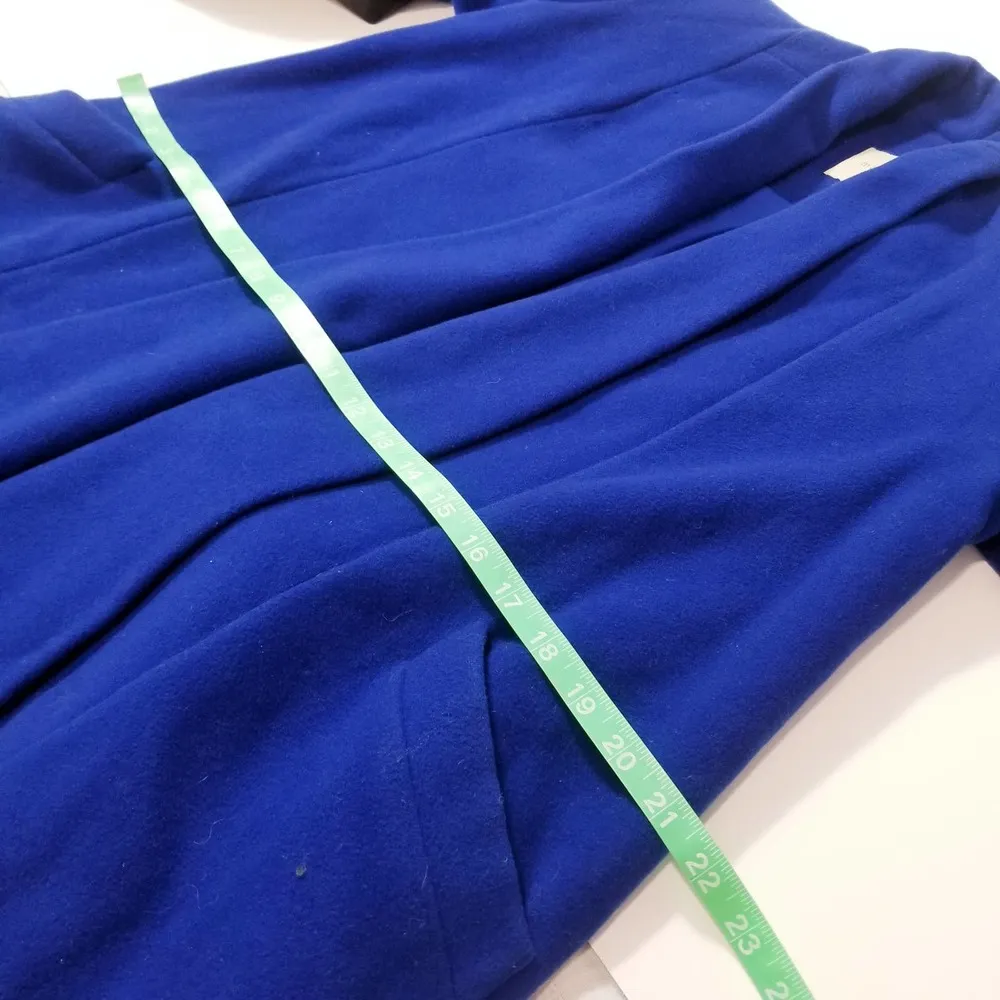 Mason Virgin Wool Blend Lambskin Open Cardigan Blazer Size 0 - Image 5