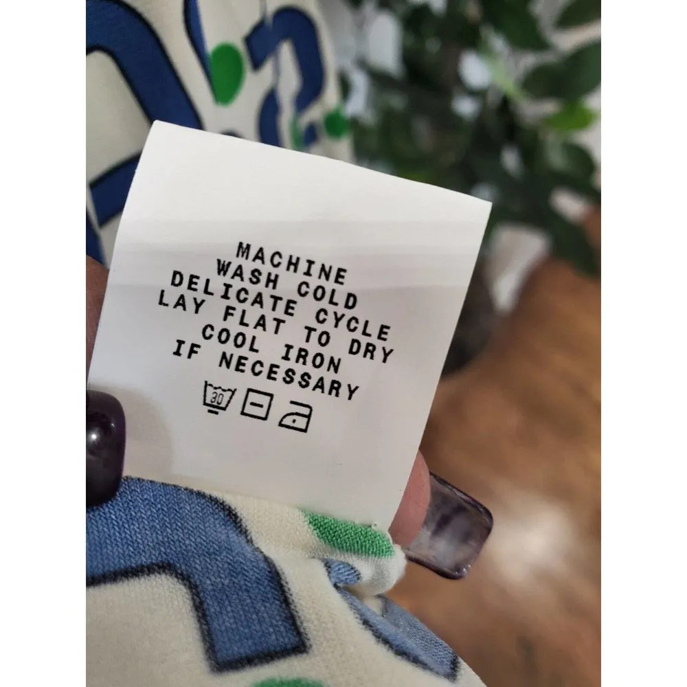 Sophie Max Women's Polyester Round Neck Long Sleeve Knee Length Dress Size Small - Image 11