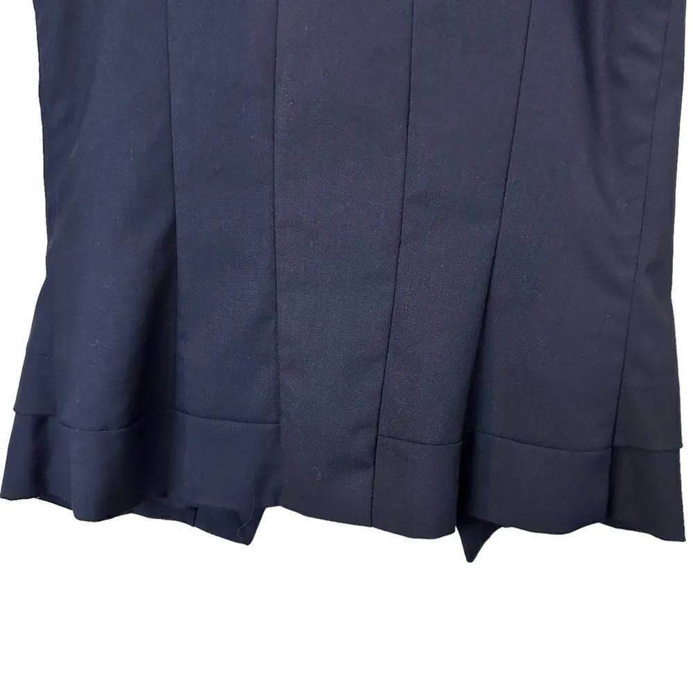 Grass Collection Tailored Black Vest Shawl Lapel - Image 5