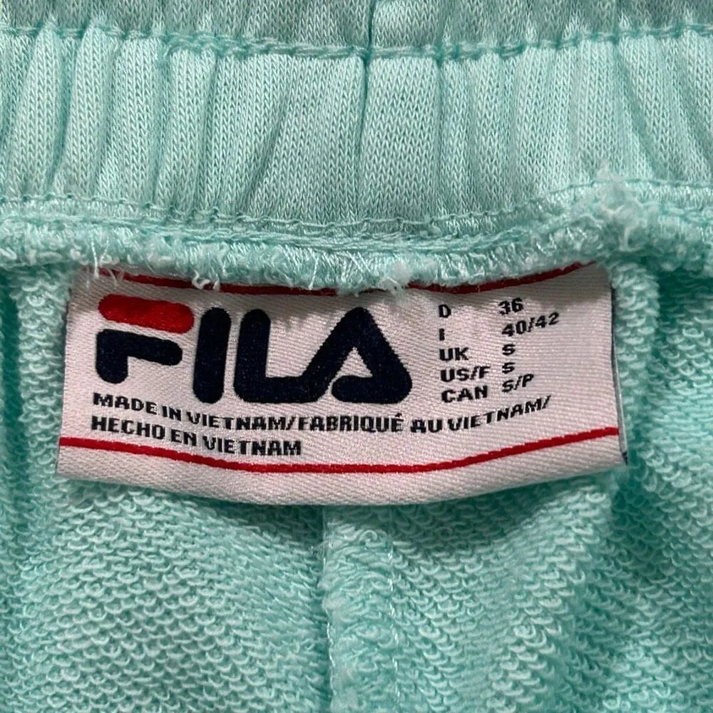 FILA Women’s Small Mint Green Jogger Sweatpants - Image 3