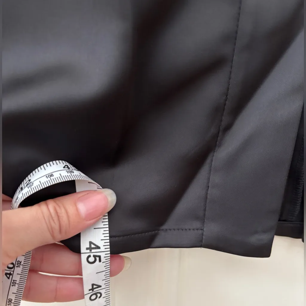 NWT Universal Standard Sleek Black V-Neck Levana Satin Caftan Dress 4XS (XS) - Image 7