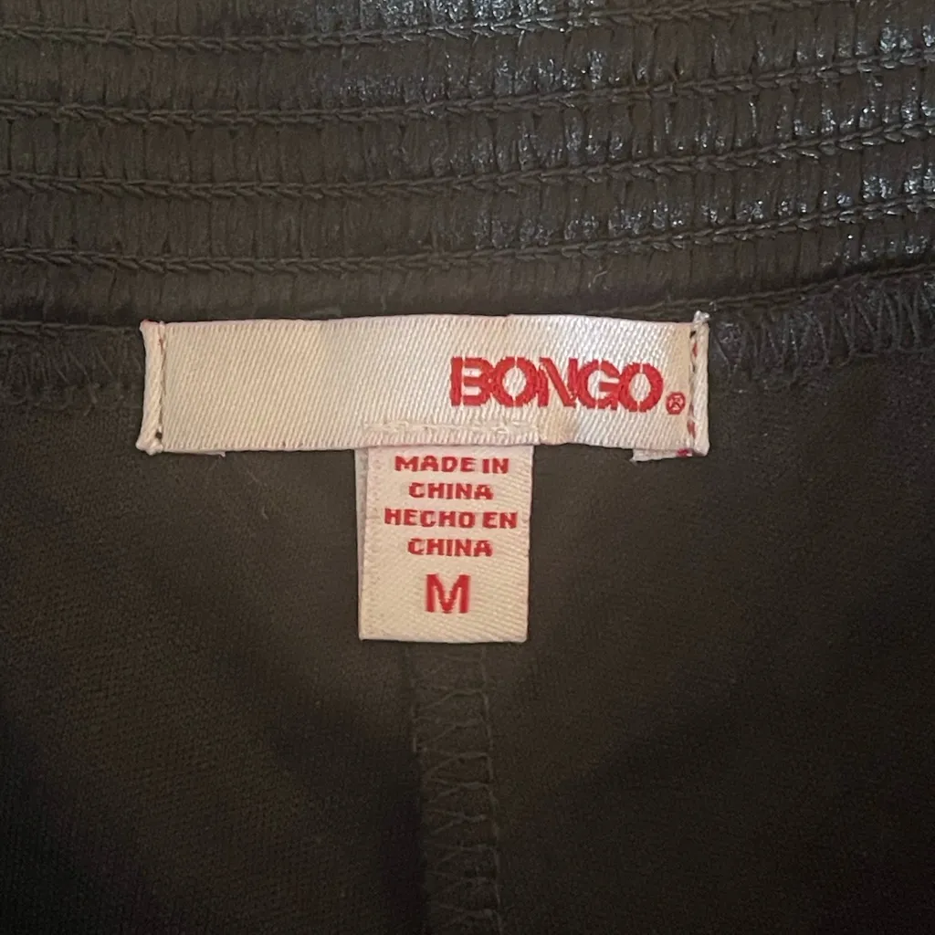 Bongo Black Crochet Lace Shorts Women’s M Lined Stretch Waist Casual Boho - Image 3