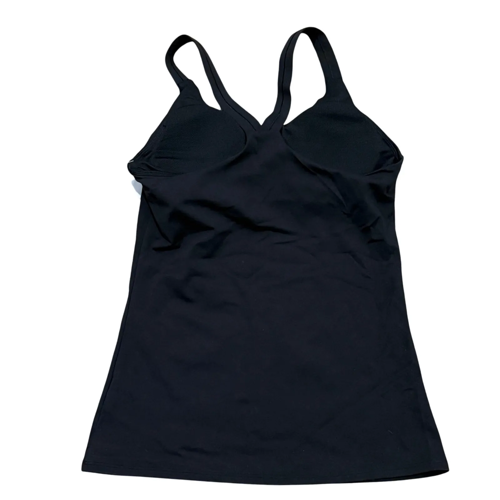 Athleta Optimism Tank Blk M Black Workout Athletic Gym Sports Tank Top NEW - Image 4