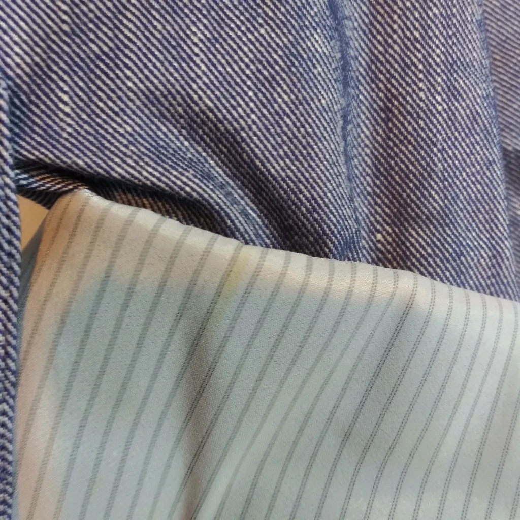 VERONICA BEARD Kelson Chambray Dickey Blazer Linen Size 4 - Image 8